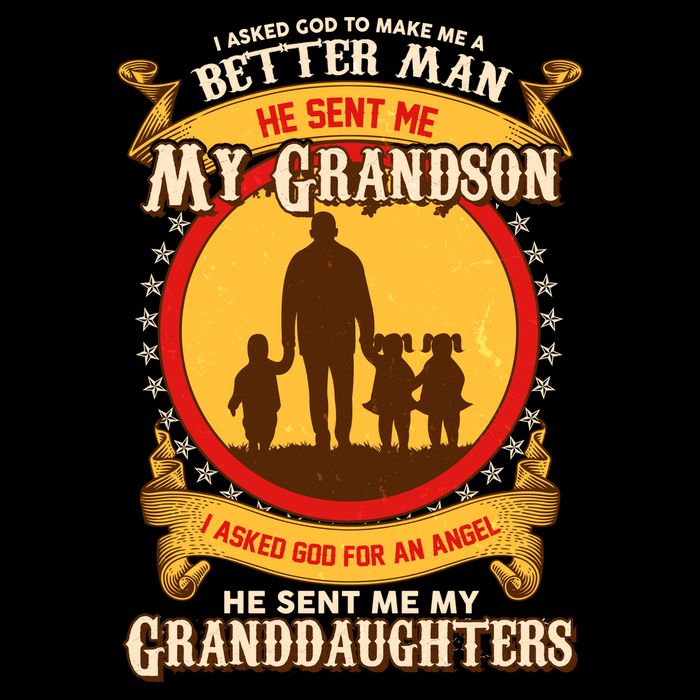 God Sent Me My Grandson And Granddaughters 16 in Basic Backpack