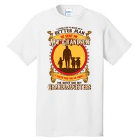 God Sent Me My Grandson And Granddaughters Tall T-Shirt