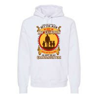 God Sent Me My Grandson And Granddaughters Premium Hoodie