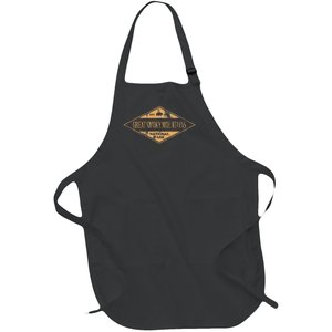 Great Smoky Mountains National Park Retro Full-Length Apron With Pockets