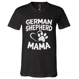 German Shepherd Mama Lover Mom Dog Owner Gifts V-Neck T-Shirt