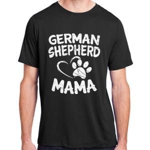 German Shepherd Mama Lover Mom Dog Owner Gifts Adult ChromaSoft Performance T-Shirt