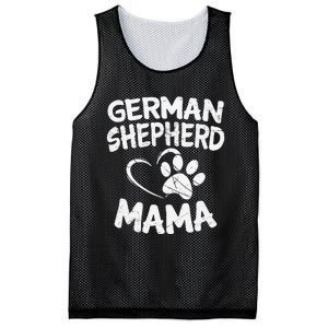 German Shepherd Mama Lover Mom Dog Owner Gifts Mesh Reversible Basketball Jersey Tank