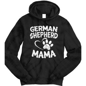 German Shepherd Mama Lover Mom Dog Owner Gifts Tie Dye Hoodie