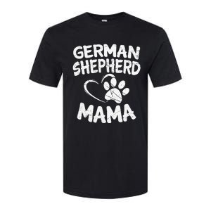 German Shepherd Mama Lover Mom Dog Owner Gifts Softstyle CVC T-Shirt