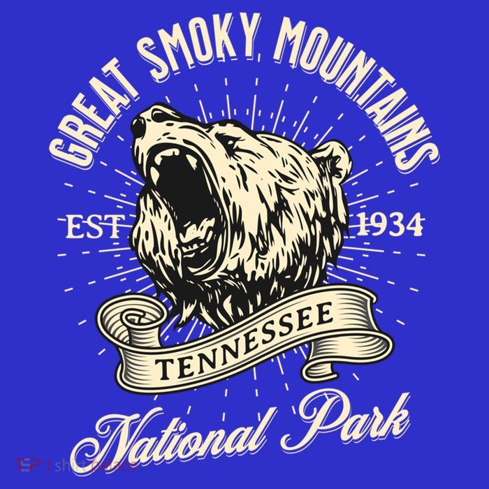 Great Smoky Mountains National Park Tennessee Bear Hike Meaningful Gift T-Shirt