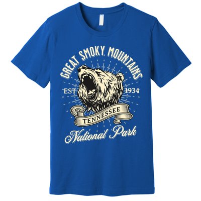 Great Smoky Mountains National Park Tennessee Bear Hike Meaningful Gift Premium T-Shirt