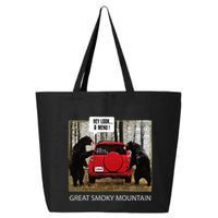 Great Smoky Mountain Bears Hey Look A Menu 25L Jumbo Tote