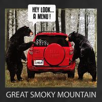 Great Smoky Mountain Bears Hey Look A Menu Hat