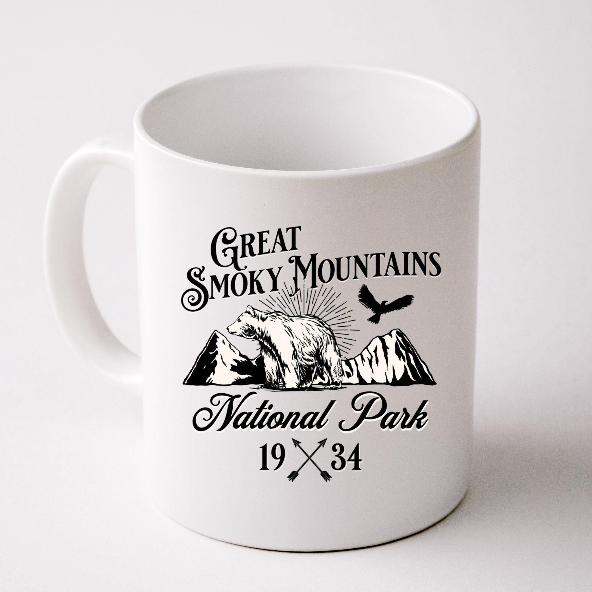 Great Smoky Mountains National Park Tennessee Bear Outdoors Gift Mug