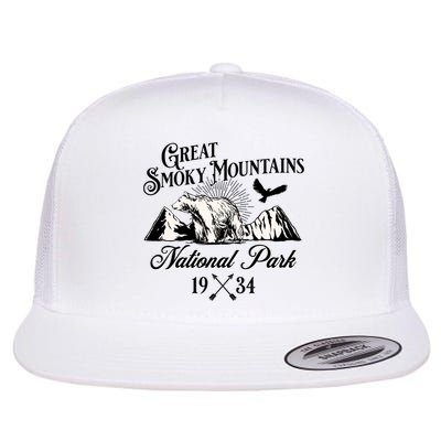 Great Smoky Mountains National Park Tennessee Bear Outdoors Gift Flatbill Hat