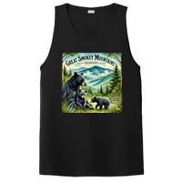 Great Smokey Mountains Black Bear Mother And Cub PosiCharge Competitor Tank