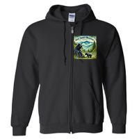 Great Smokey Mountains Black Bear Mother And Cub Full Zip Hoodie