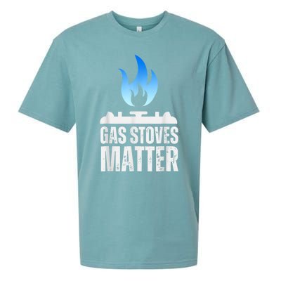 Gas Stoves Matter Funny Political Gas Stove Sueded Cloud Jersey T-Shirt