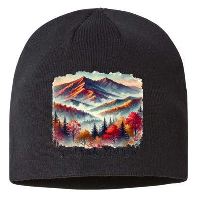 Great Smoky Mountains Fall Leaves Sustainable Beanie