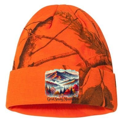 Great Smoky Mountains Fall Leaves Kati Licensed 12" Camo Beanie