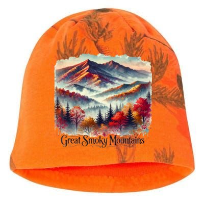 Great Smoky Mountains Fall Leaves Kati - Camo Knit Beanie