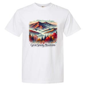 Great Smoky Mountains Fall Leaves Garment-Dyed Heavyweight T-Shirt