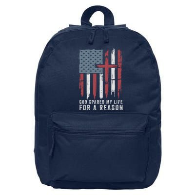 God Spared My Life For A Reason 16 in Basic Backpack