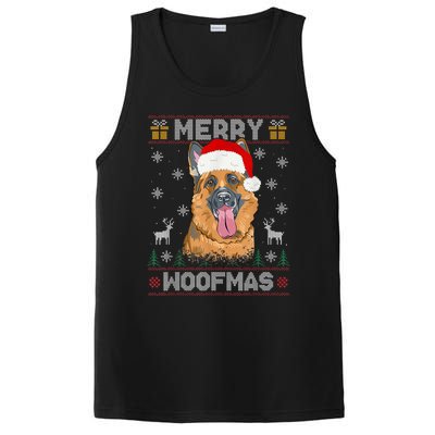 Ger Shepherd Merry Woofmas Cool Gift Christmas Dog Gift PosiCharge Competitor Tank