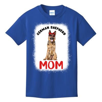 Ger Shepherd Mom Mama Dog Lover Owner Bleached Gsd Cool Gift Kids T-Shirt