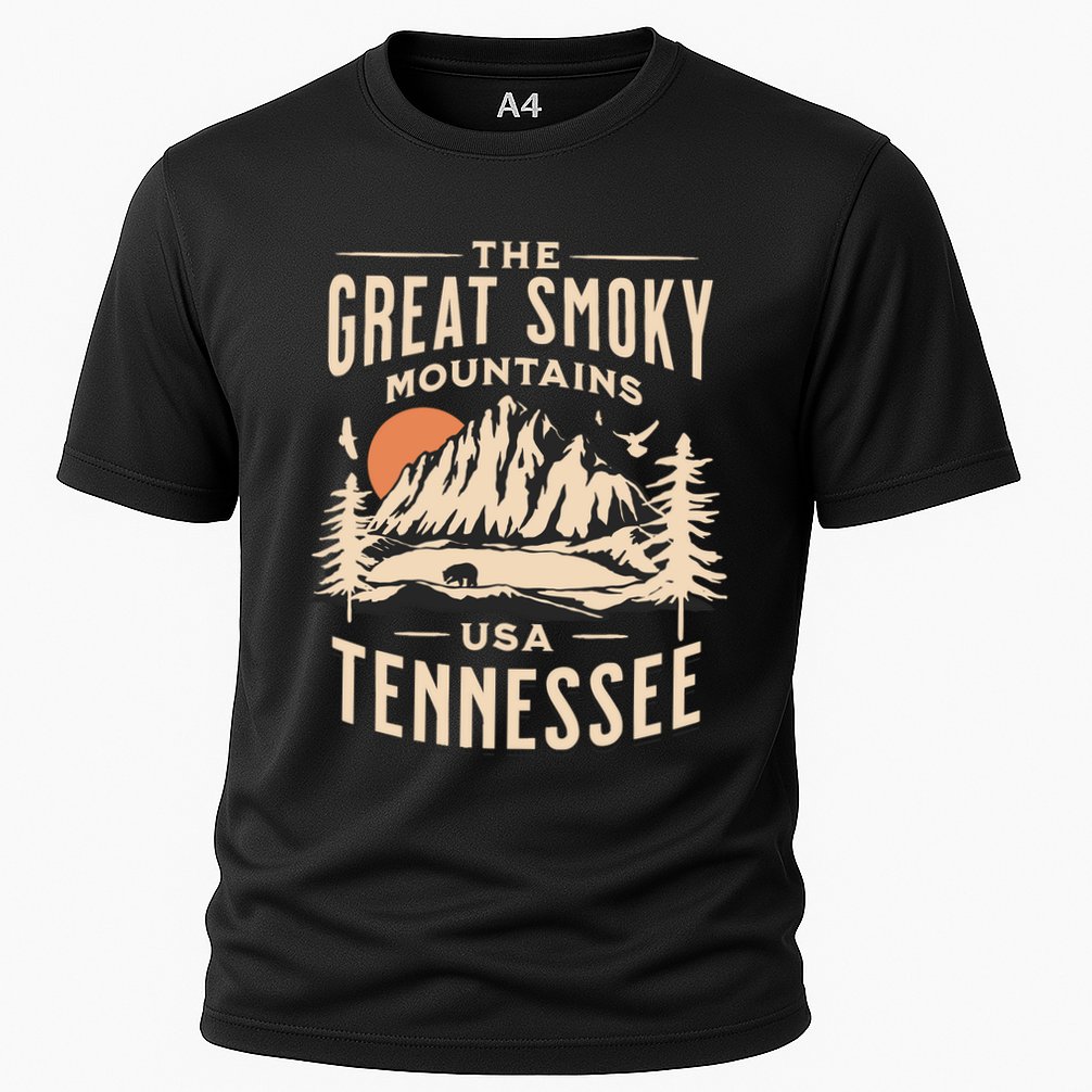 Great Smoky Mountains National Park Tennessee Hike Outdoors Cooling Performance Crew T-Shirt