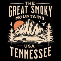 Great Smoky Mountains National Park Tennessee Hike Outdoors Cooling Performance Crew T-Shirt