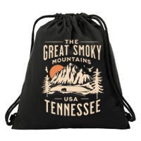 Great Smoky Mountains National Park Tennessee Hike Outdoors Drawstring Bag