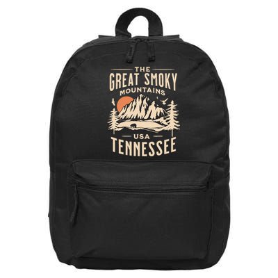 Great Smoky Mountains National Park Tennessee Hike Outdoors 16 in Basic Backpack