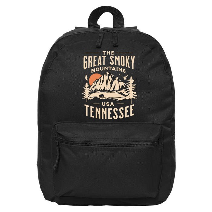 Great Smoky Mountains National Park Tennessee Hike Outdoors 16 in Basic Backpack