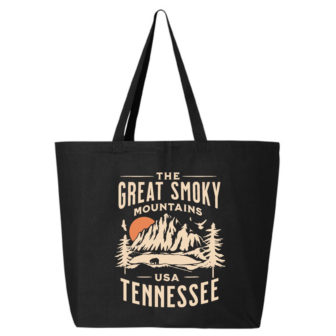 Great Smoky Mountains National Park Tennessee Hike Outdoors 25L Jumbo Tote