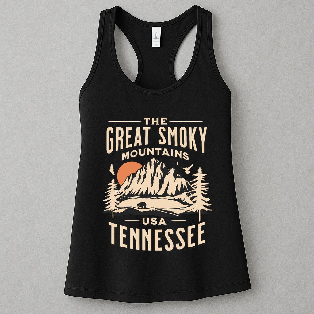 Great Smoky Mountains National Park Tennessee Hike Outdoors Womens Tank Top