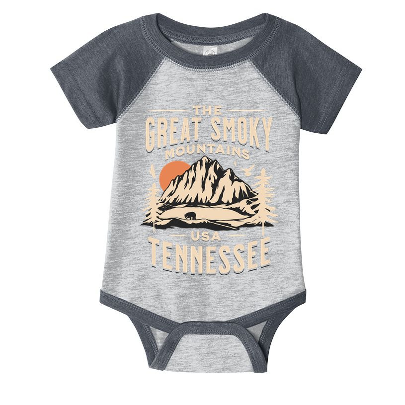 Great Smoky Mountains National Park Tennessee Hike Outdoors Infant Baby Jersey Bodysuit