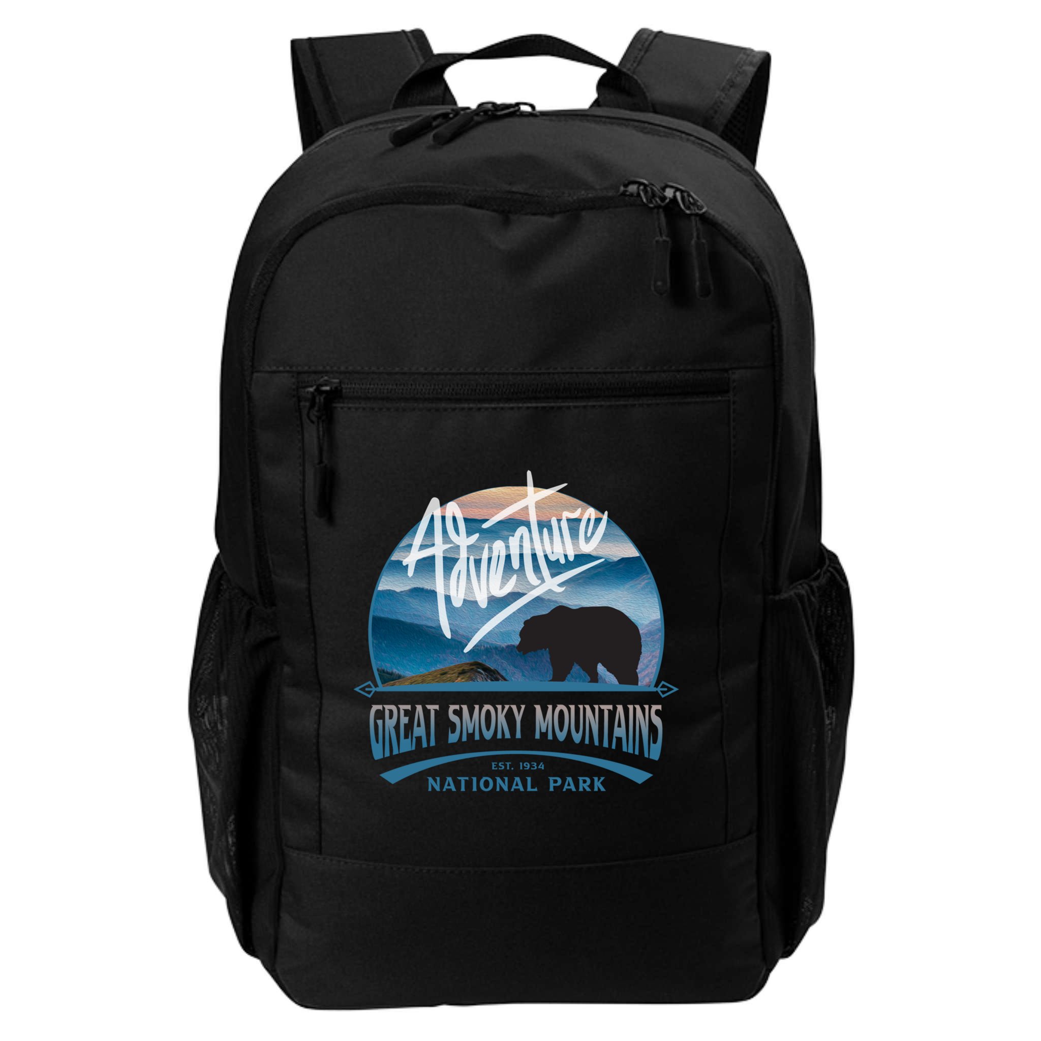 Great Smoky Mountains National Park Adventure Bear Souvenir Gift Backpack