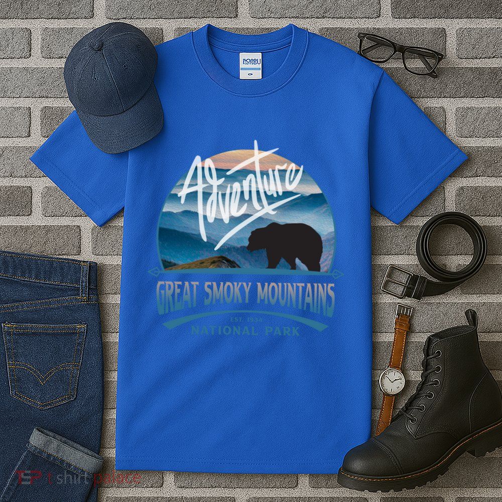 Great Smoky Mountains National Park Adventure Bear Souvenir Gift Tall T-Shirt