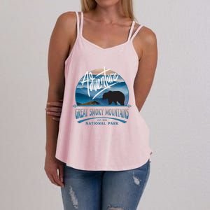 Great Smoky Mountains National Park Adventure Bear Souvenir Gift Women's Strappy Tank