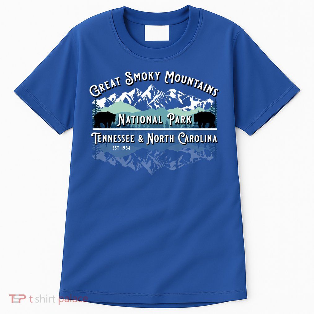 Great Smoky Mountains National Park Bear Hiking Souvenir Gift Tall T-Shirt