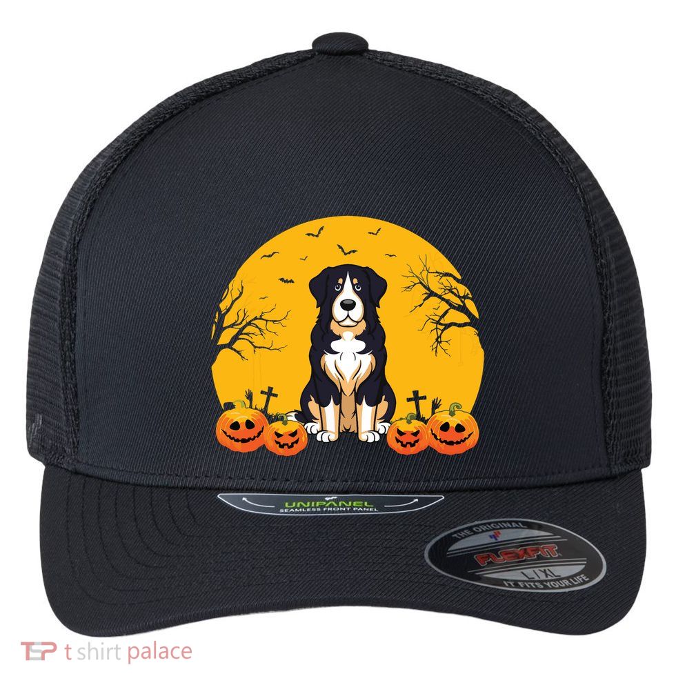 Greater Swiss Mountain Dog Lovers Matching Halloween Costume Flexfit Unipanel Trucker Cap