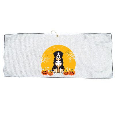 Greater Swiss Mountain Dog Lovers Matching Halloween Costume Large Microfiber Waffle Golf Towel