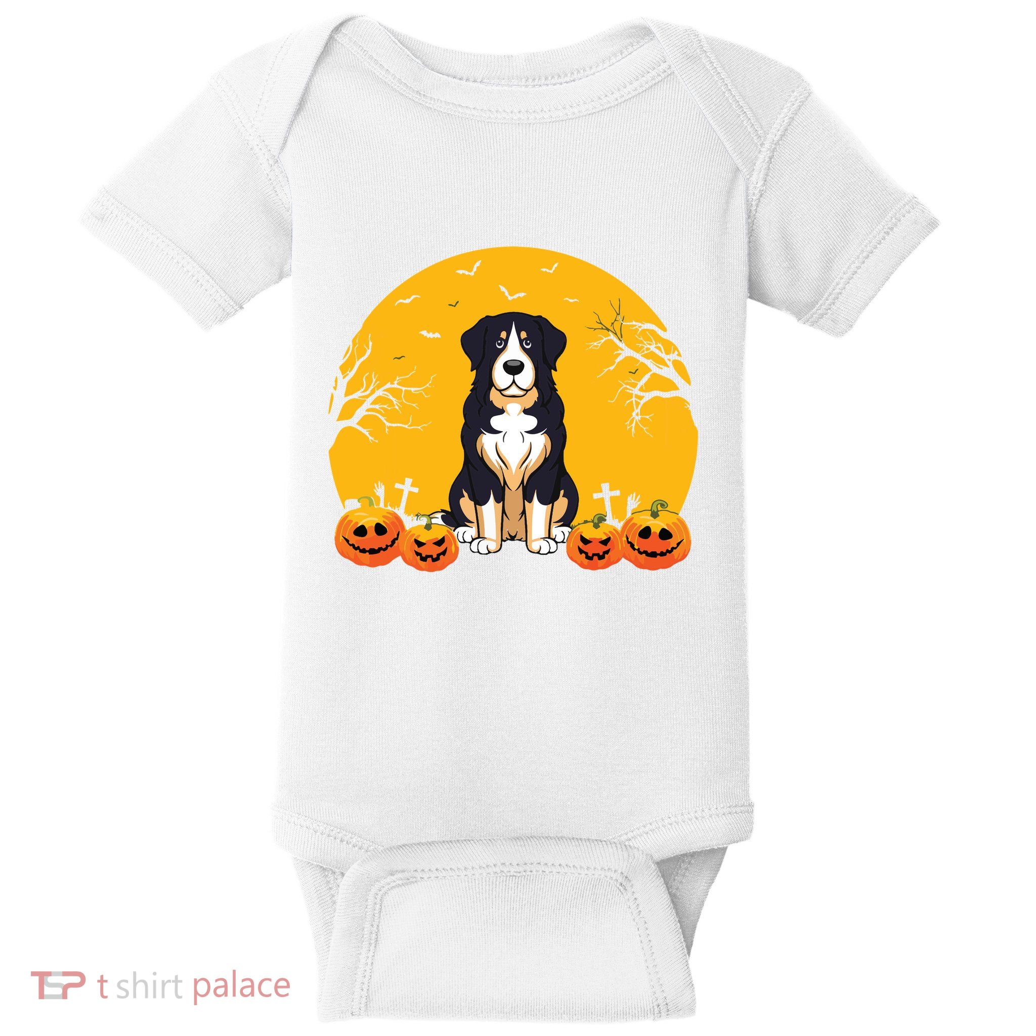 Greater Swiss Mountain Dog Lovers Matching Halloween Costume Baby Bodysuit