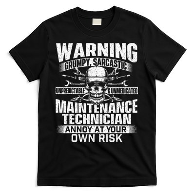 Grumpy Sarcastic Maintenance Technician Repairman Handyman T-Shirt