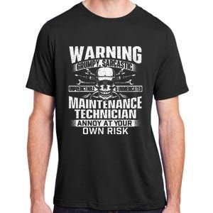 Grumpy Sarcastic Maintenance Technician Repairman Handyman Adult ChromaSoft Performance T-Shirt