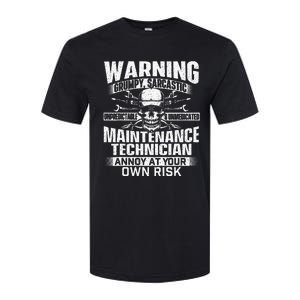 Grumpy Sarcastic Maintenance Technician Repairman Handyman Softstyle CVC T-Shirt