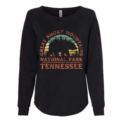 Great Smoky Mountains National Park Tennessee Bear Hiking Womens California Wash Sweatshirt