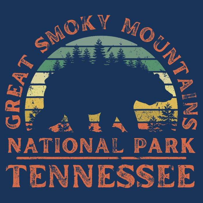 Great Smoky Mountains National Park Tennessee Bear Hiking Cooling Performance Crew T-Shirt