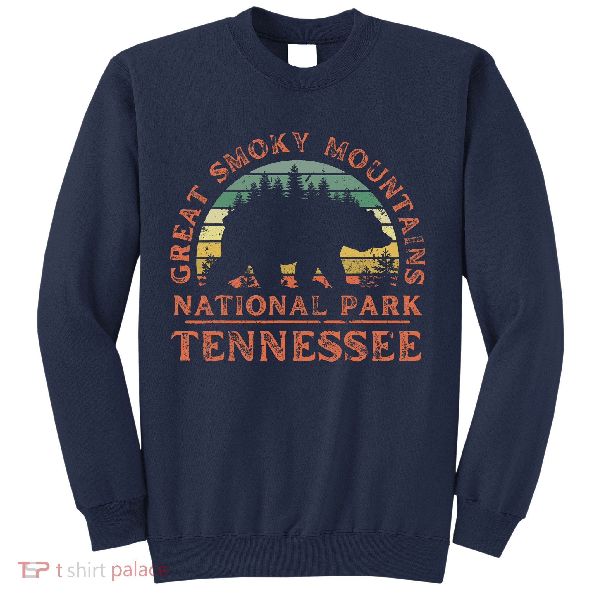 Great Smoky Mountains National Park Tennessee Bear Hiking Sweatshirt