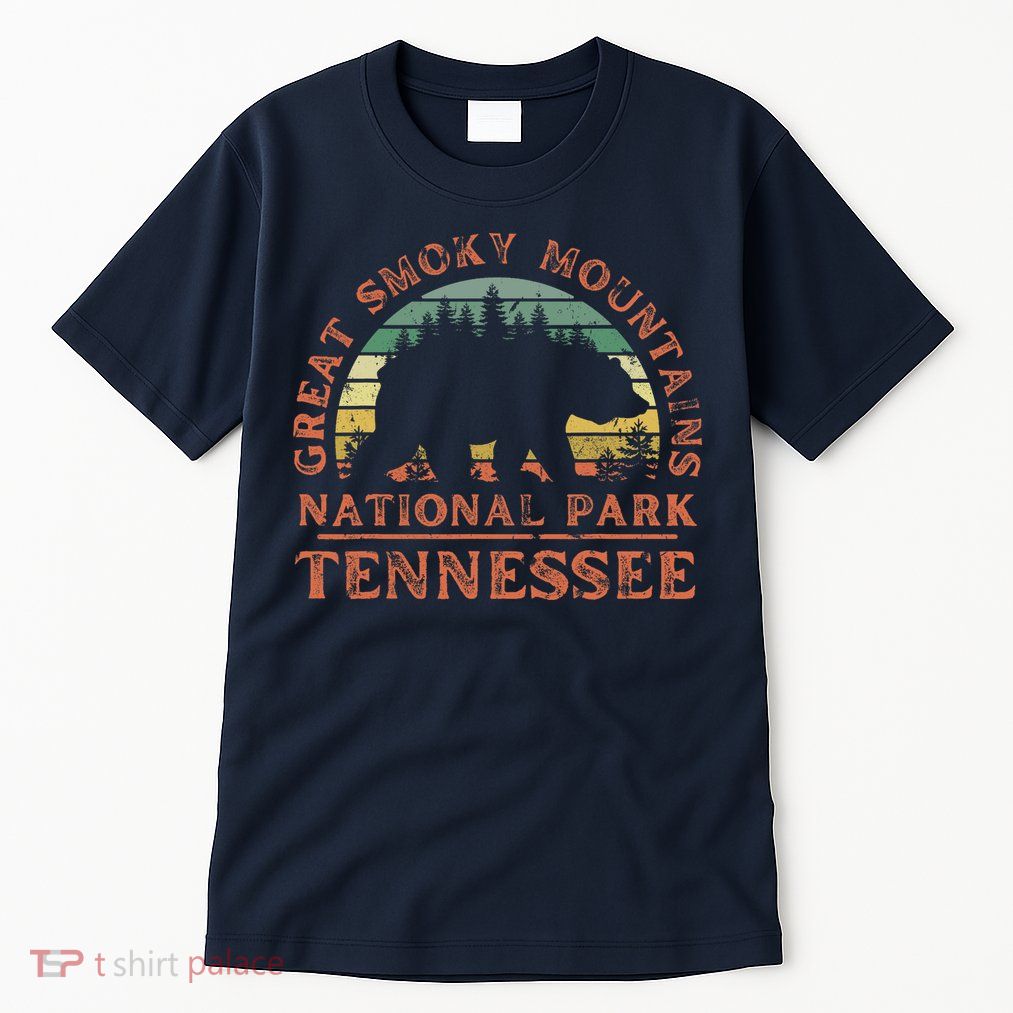 Great Smoky Mountains National Park Tennessee Bear Hiking Tall T-Shirt