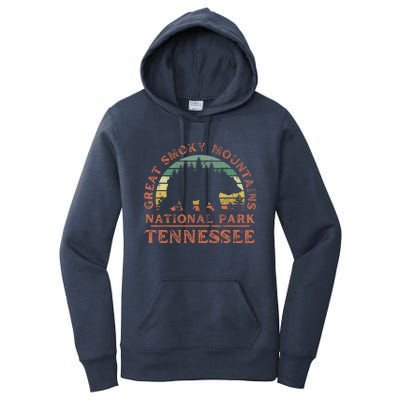 Great Smoky Mountains National Park Tennessee Bear Hiking Women's Pullover Hoodie