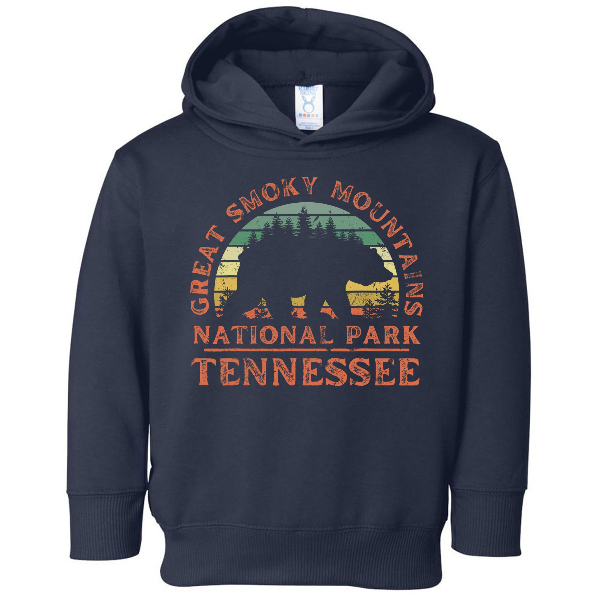 Great Smoky Mountains National Park Tennessee Bear Hiking Toddler Hoodie