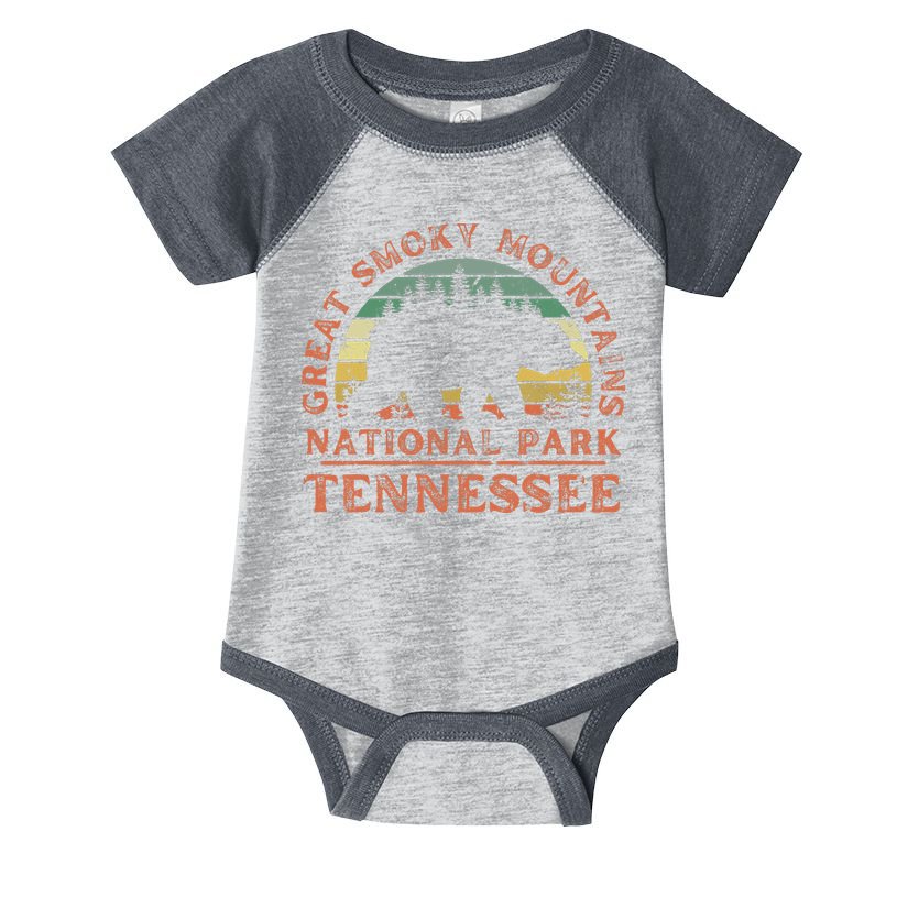 Great Smoky Mountains National Park Tennessee Bear Hiking Infant Baby Jersey Bodysuit